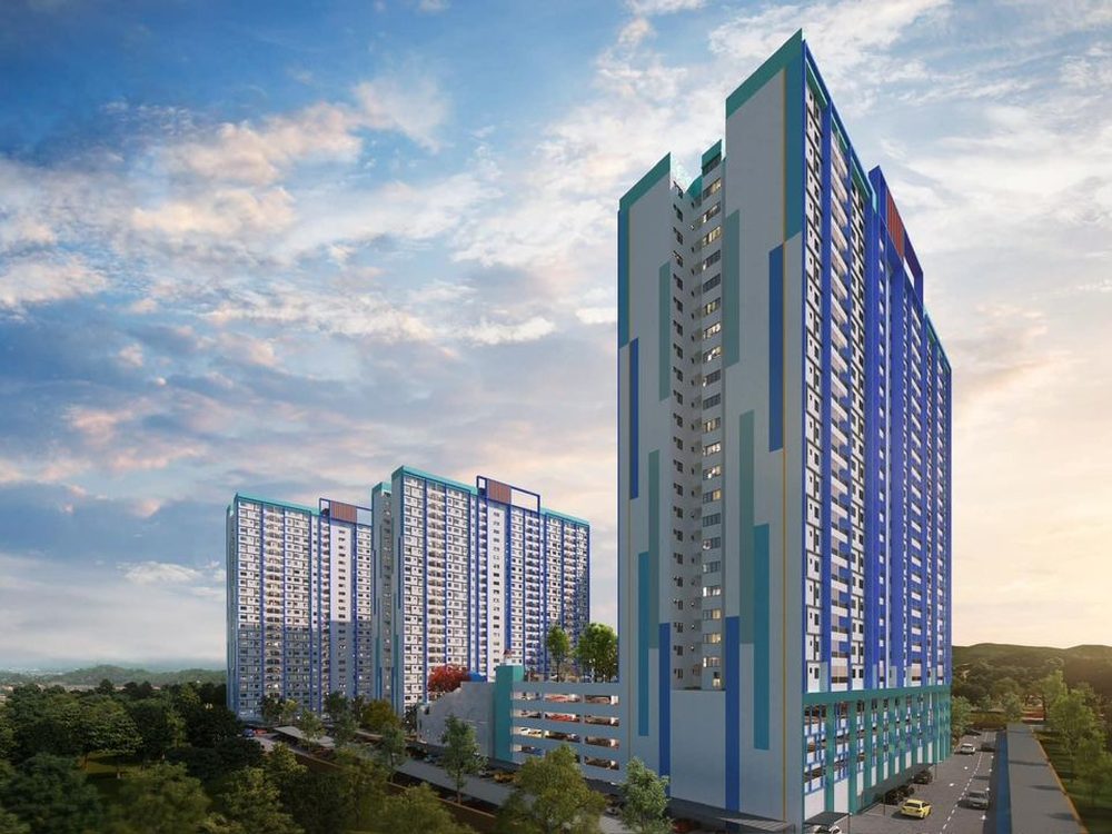 Santorini Condominium high-rise towers, artist’s impression, at Botani Margosa, Ipoh South